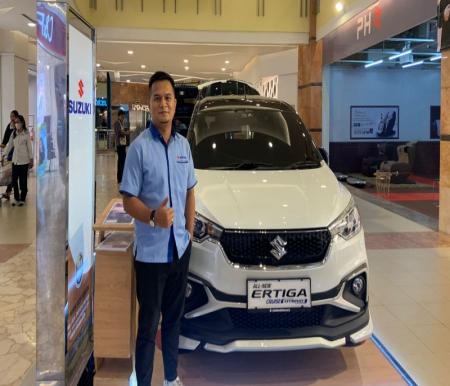 Pameran Suzuki di Mall SKA Pekanbaru hadirkan diskon hingga puluha juta rupiah (foto/Meri)